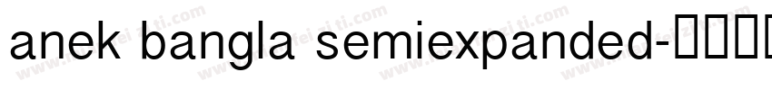anek bangla semiexpanded字体转换
